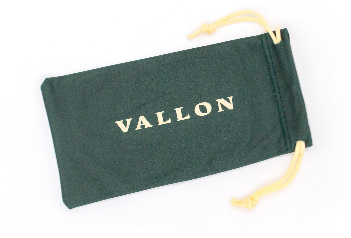 Microfiber pouch for sunglasses from VALLON - Green