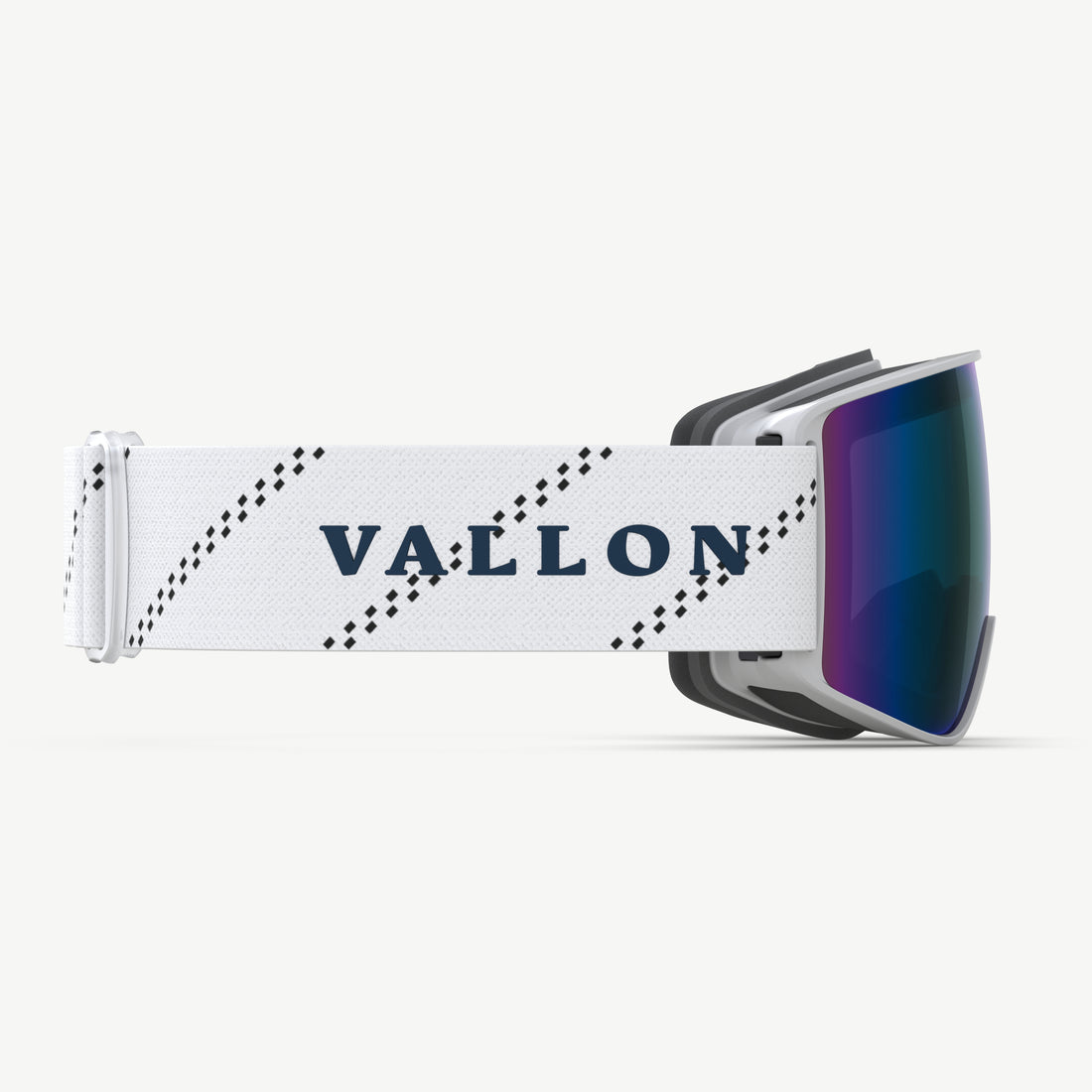 Crossroads ski goggles from VALLON with 50mm classic climbing rope pattern-strap