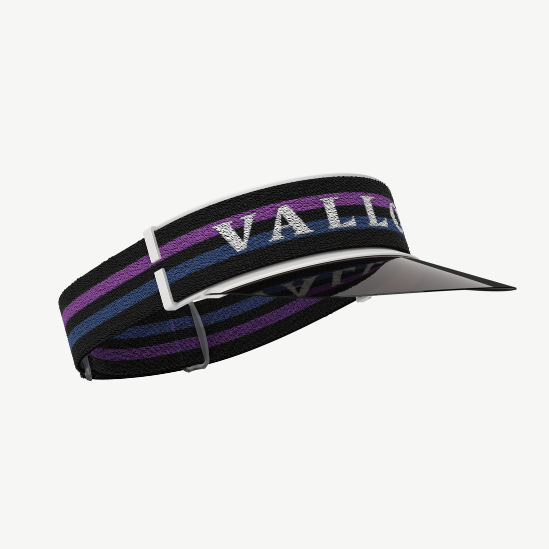 VALLON Vizor in black pink and blue striped colorway