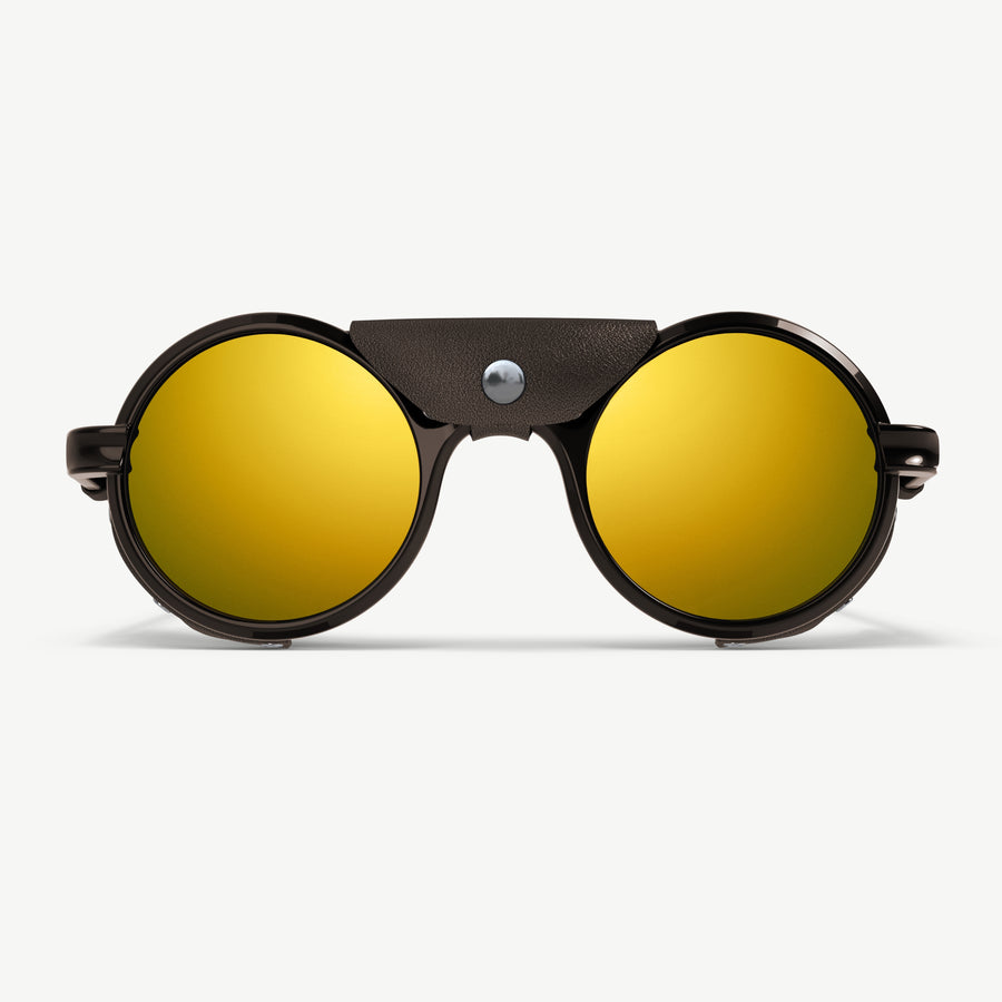 Mountain Climbing Julbo Round Glacier Sunglasses Heron Glacier