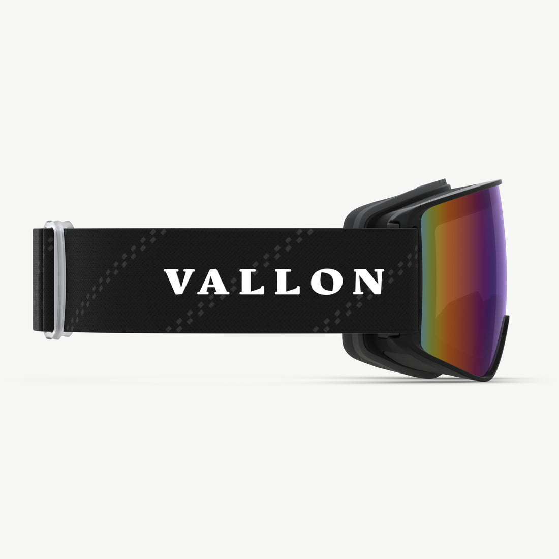 Black-Purple Crossroads ski goggles from VALLON with ZEISS toric lens and purple lens coating
