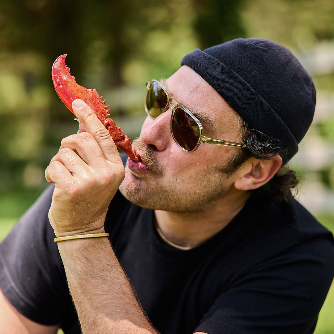 Chef Brad Leone wears VALLON Howlin' sunglasses - Brad Leone edition