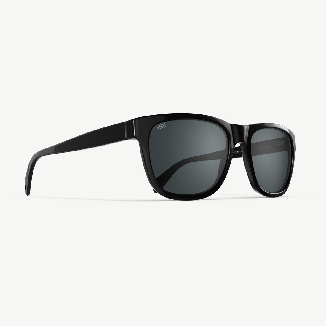 VALLON 60s-inspired Daytrippers sunglasses in Black with V52 optics and premium acetate frame