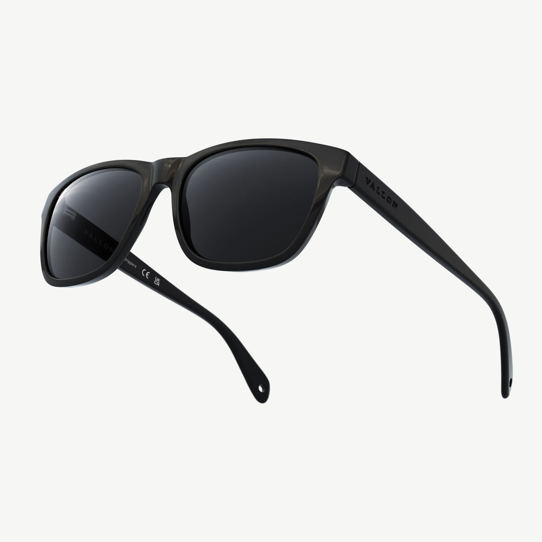 Black Daytrippers active lifestyle sunglasses from VALLON with V52 optics and acetate frame