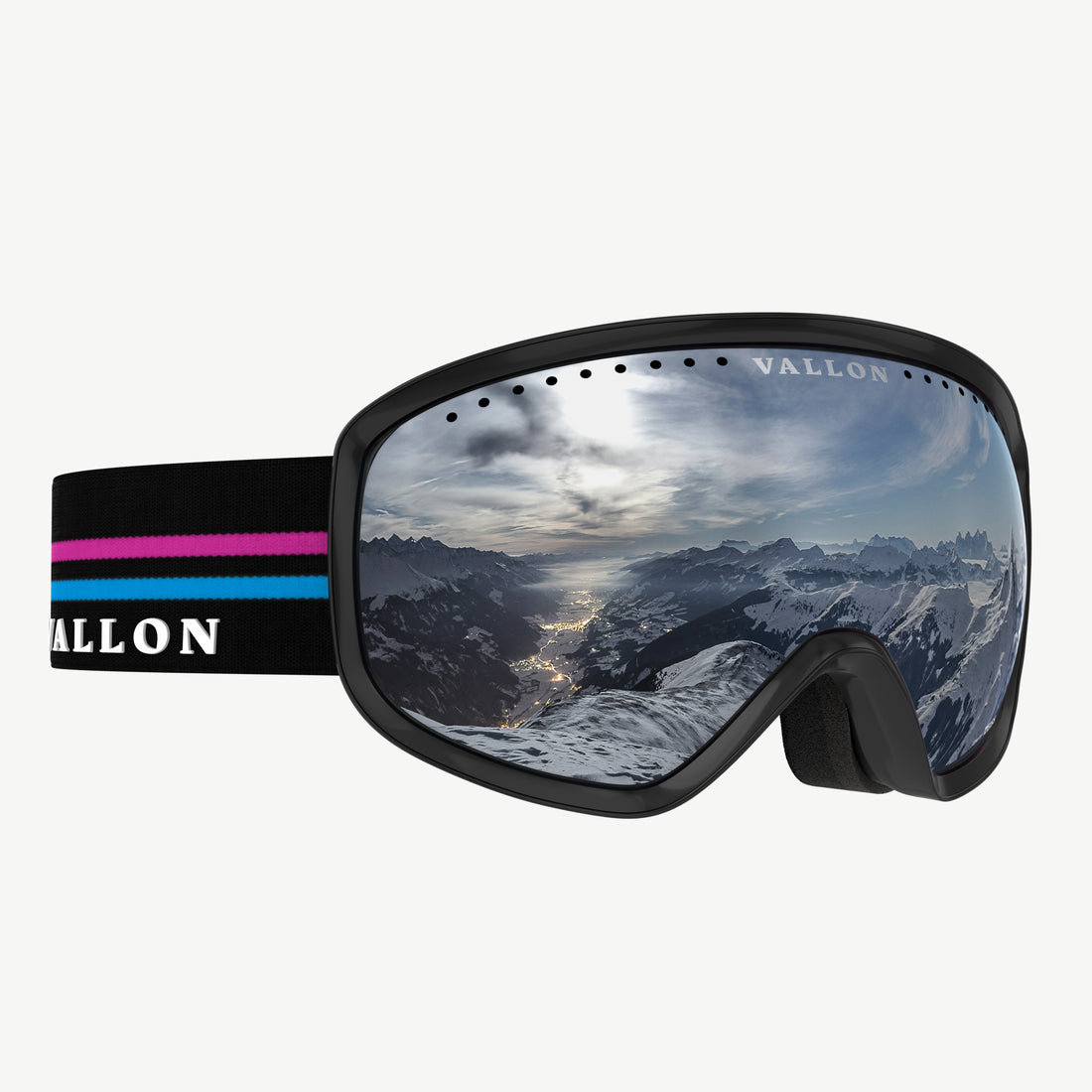 VALLON 80s-inspired retro Freebirds goggles for skiing with ZEISS optics