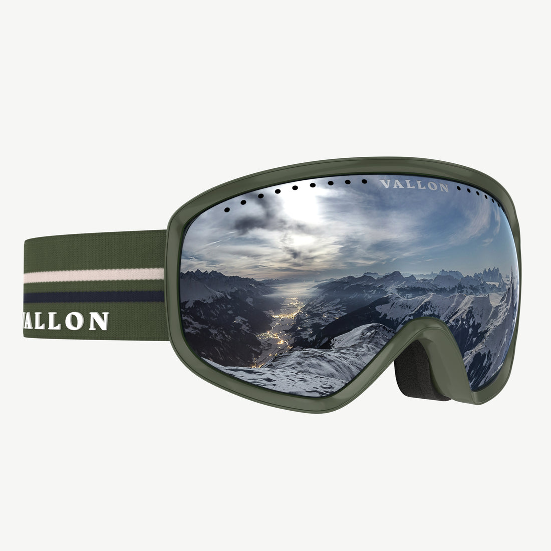 Classic 80s-style Freebirds ski goggles from VALLON with ZEISS lens technology