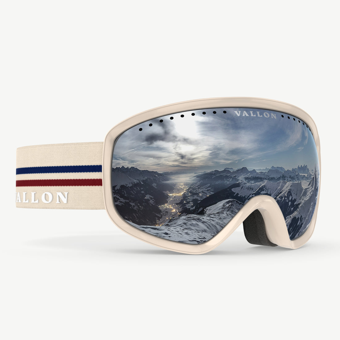 Classic 80s-style Freebirds ski goggles from VALLON with ZEISS lenses