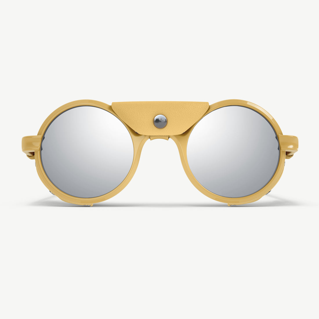 Best glacier glasses for ski touring and mountaineering the Heron Glacier from VALLON in yellow