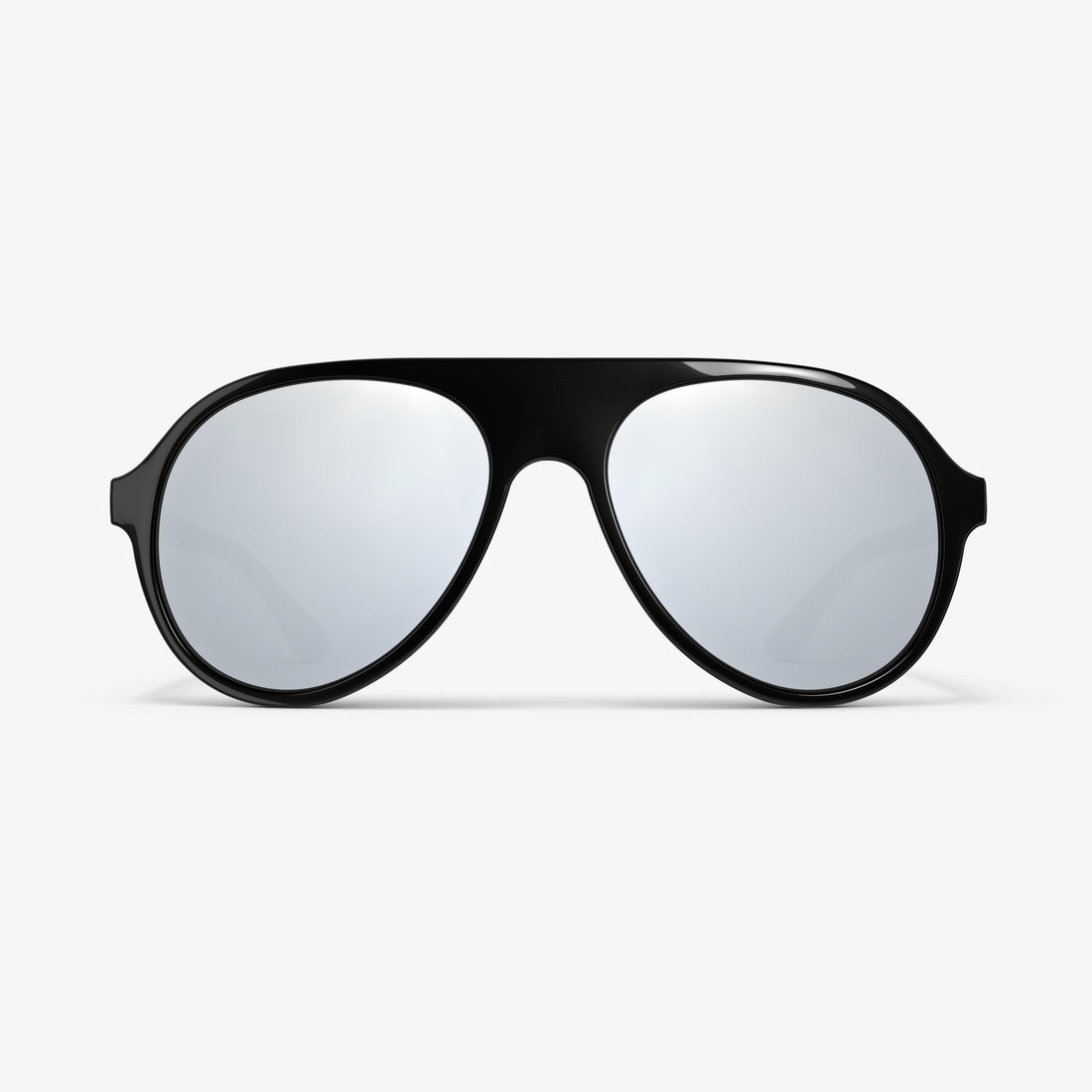 VALLON 80s teardrop Hazlewood ski sunglasses in Black