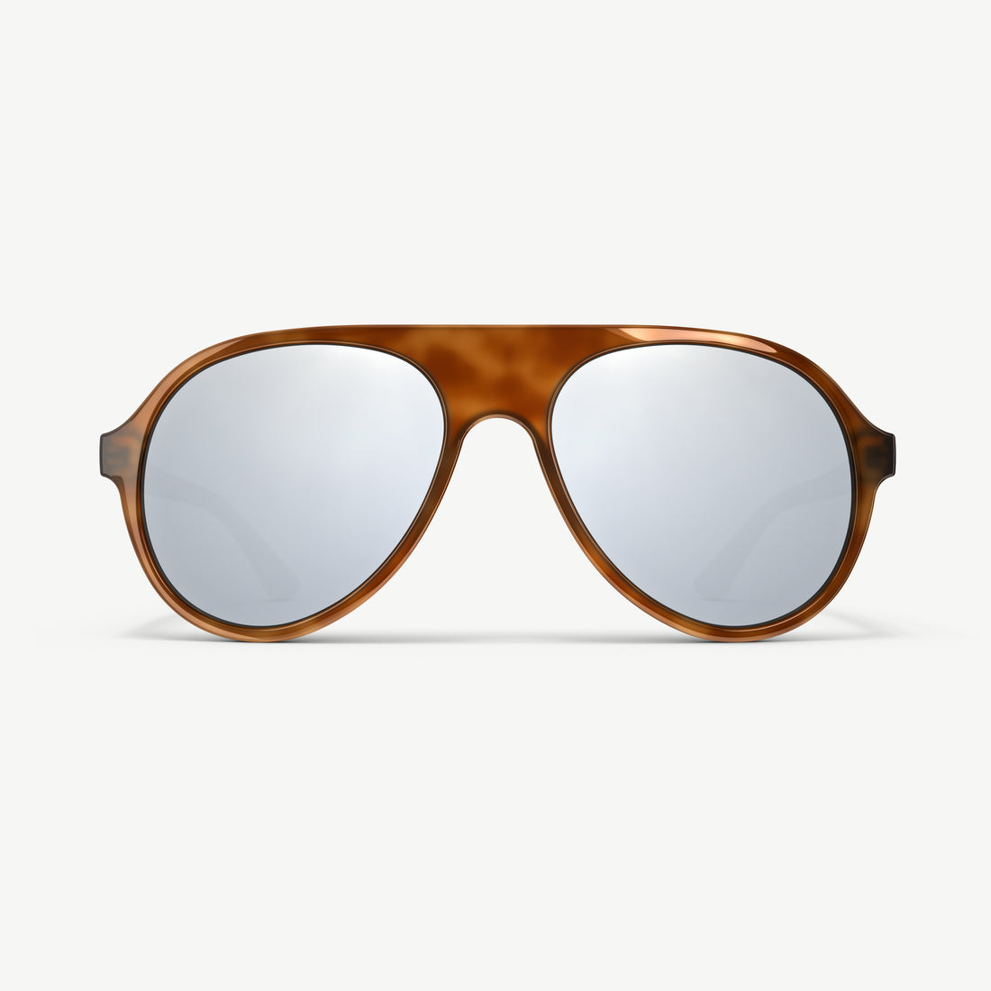 VALLON 80s-inspired Hazlewood teardrop aviator ski sunglasses in classic Tortoise