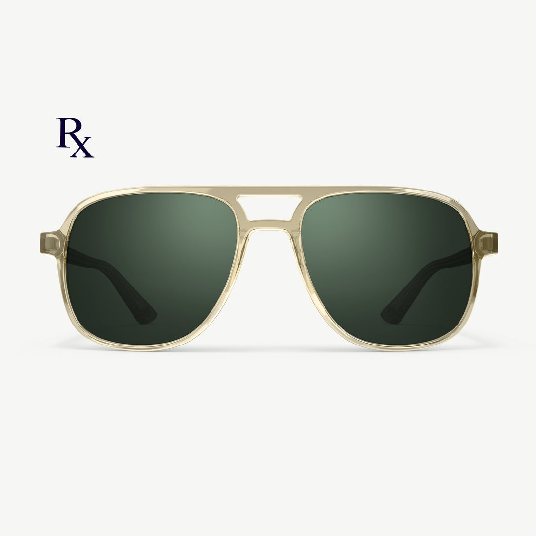 Howlin' bestselling aviator sunglasses from VALLON with prescription (Rx) lenses in Sage