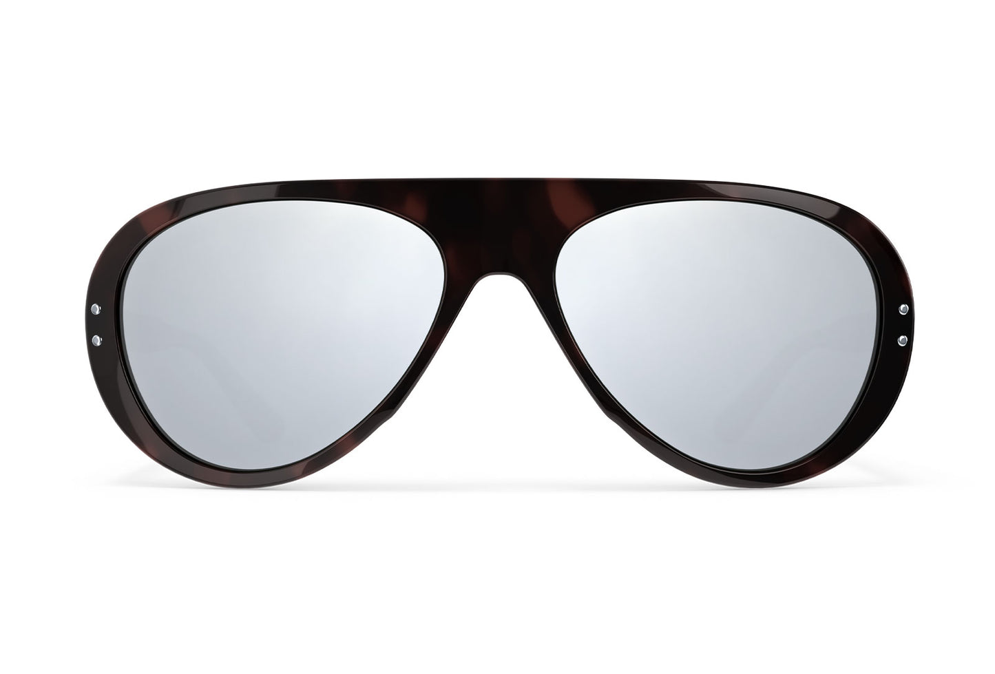 Ski Aviators dark tortoise sunglasses by VALLON