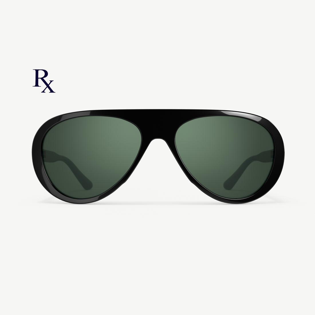 Surf Aviators sunglasses from VALLON available with prescription (Rx) lenses in black