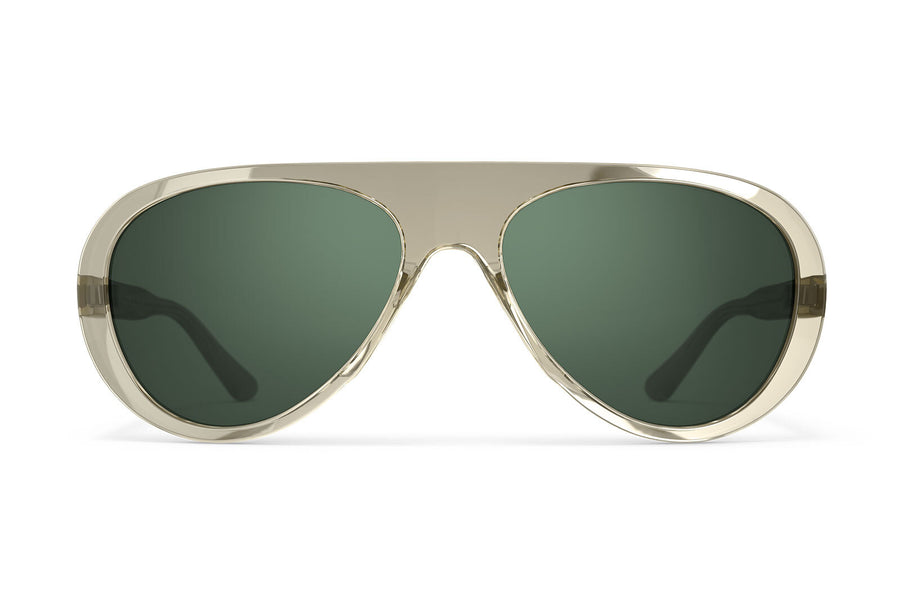 Surf Aviators transparent sage sunglasses by VALLON