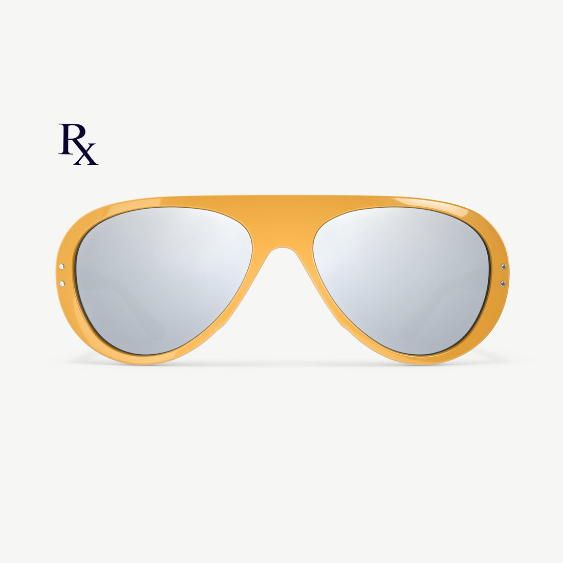 Ski Aviators sunglasses from VALLON with Rx prescription lenses in yellow