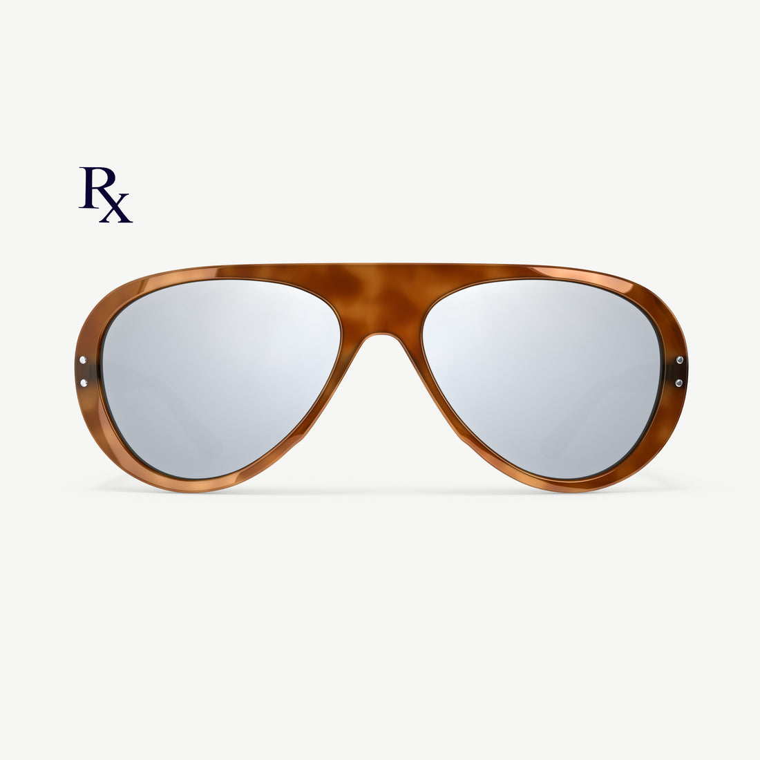 Ski Aviators sunglasses from VALLON with Rx prescription lenses in Tortoise