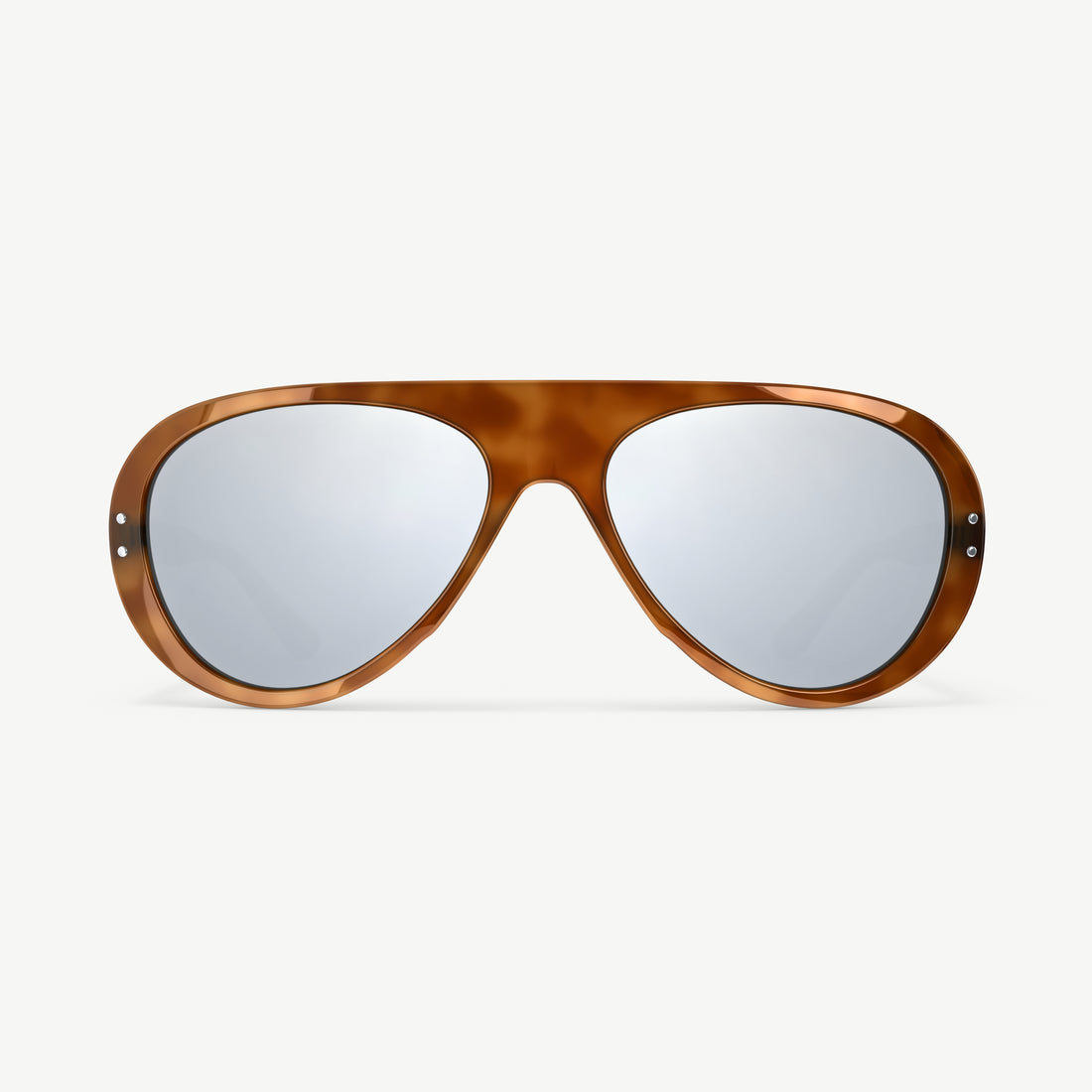 VALLON 70s-inspired Ski Aviators sunglasses in Tortoise
