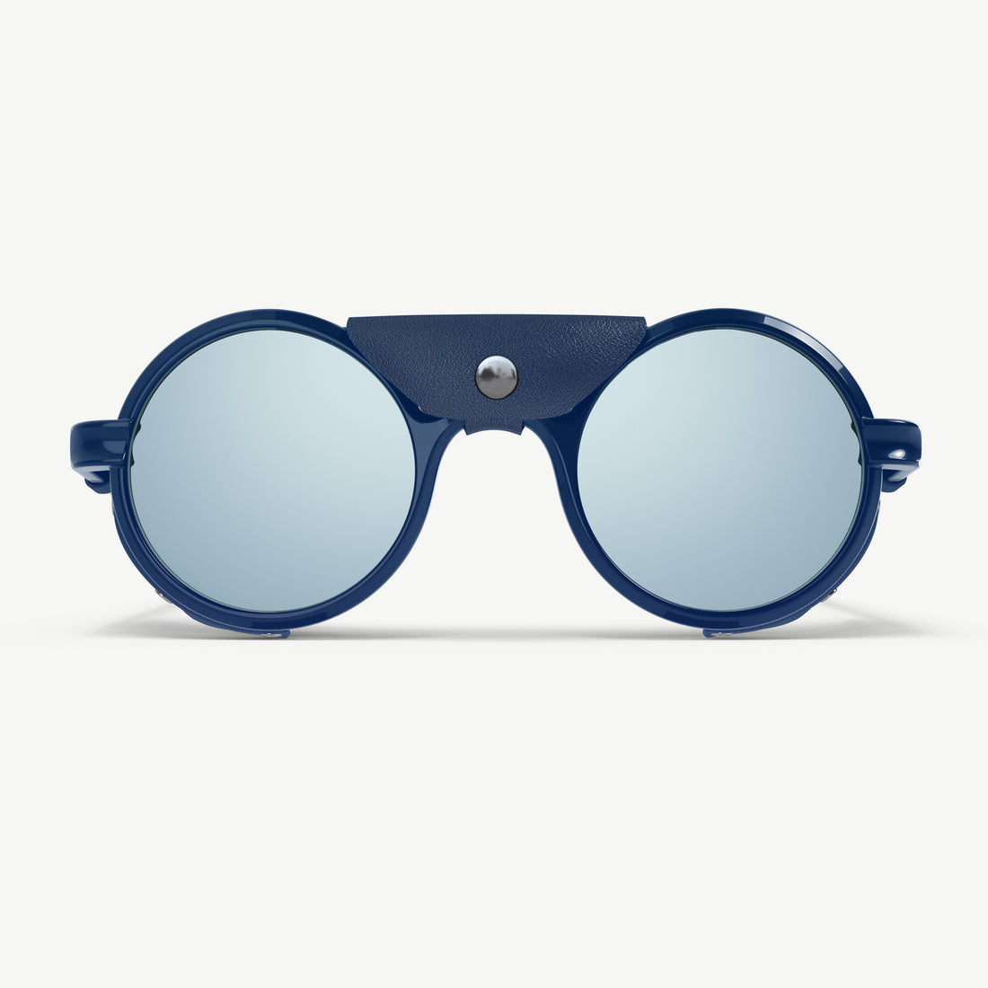 Heron Ocean side shield protection polarized sunglasses for sailing and open water sports in blue