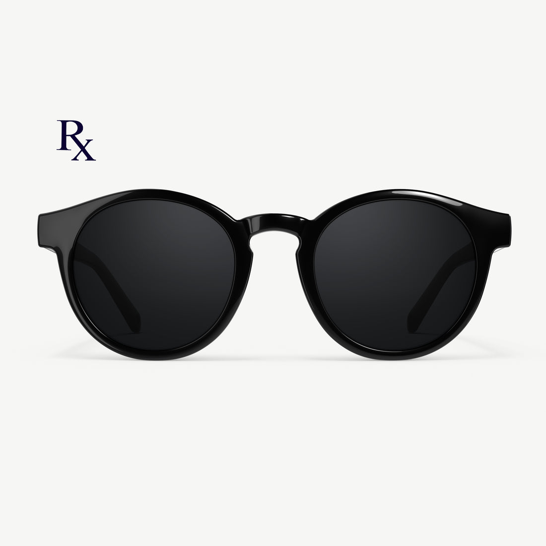Waylons Cat. 3 round sunglasses from VALLON available with prescription (Rx) lenses in black