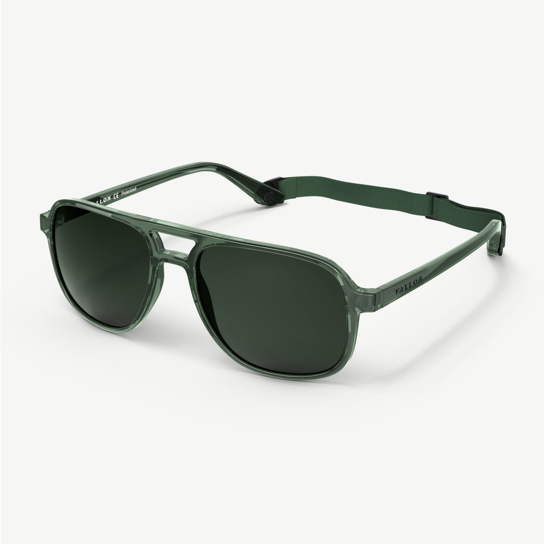 Side view of Howlin' Green with detachable sports headstrap