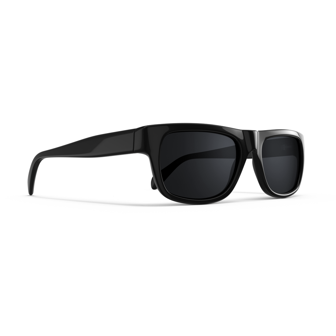 Side view of June Cat. 3 women's rectangular sunglasses from VALLON with V52 optics