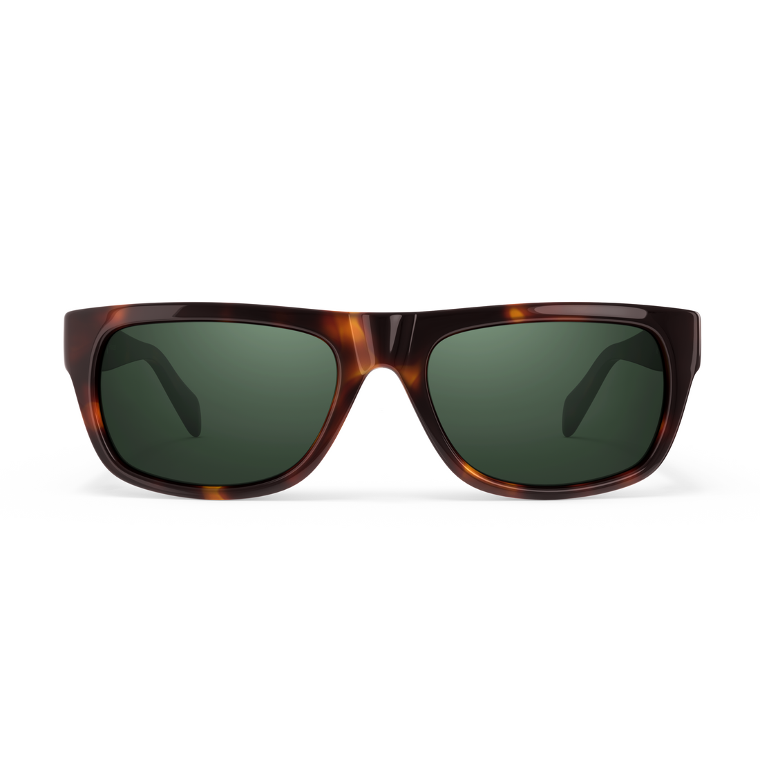 June Cat. 3 women's rectangular sunglasses from VALLON with V52 optics in dark tortoise