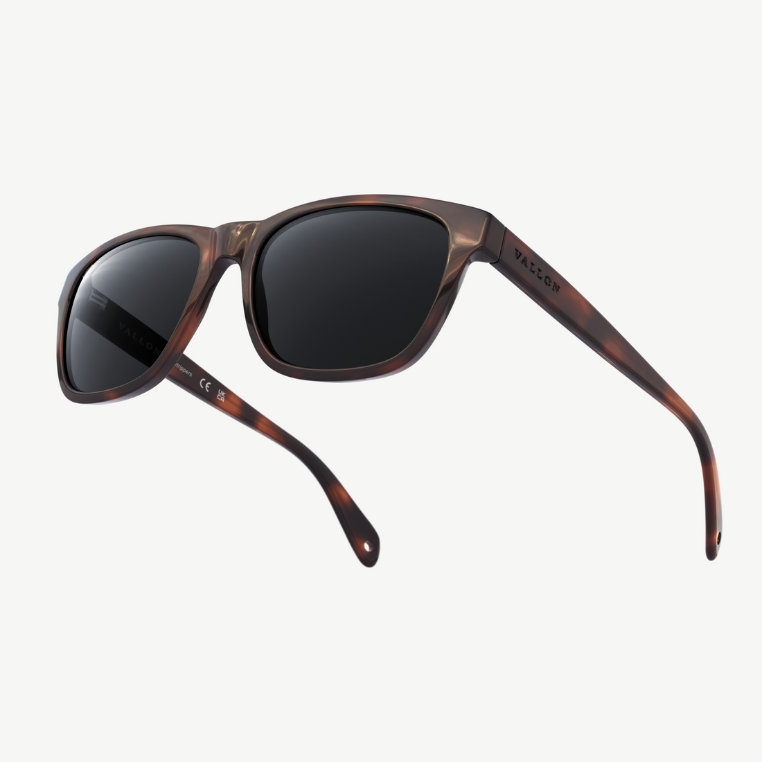 Dark Tortoise Daytrippers active lifestyle sunglasses from VALLON with V52 optics and acetate frame