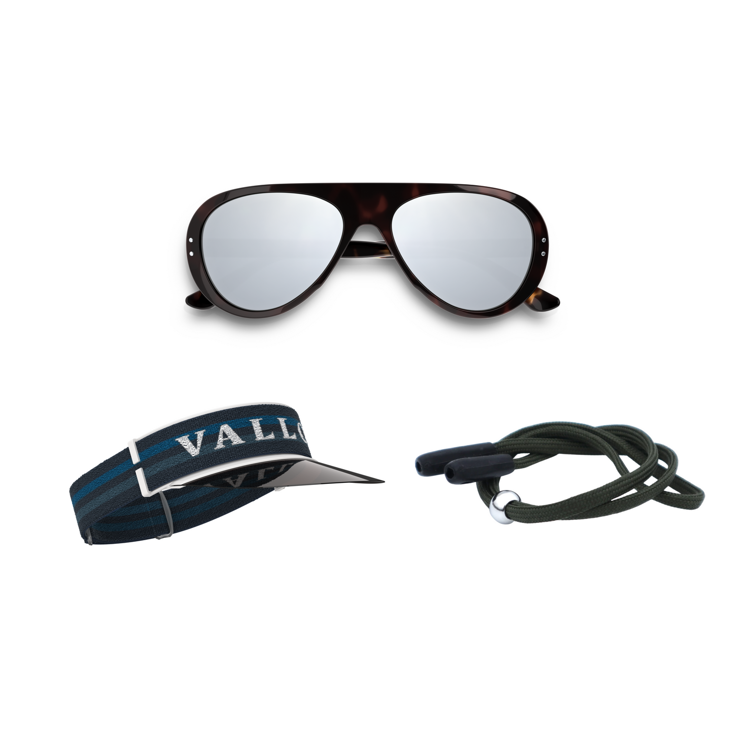 Dark Tortoise / Blue / Green