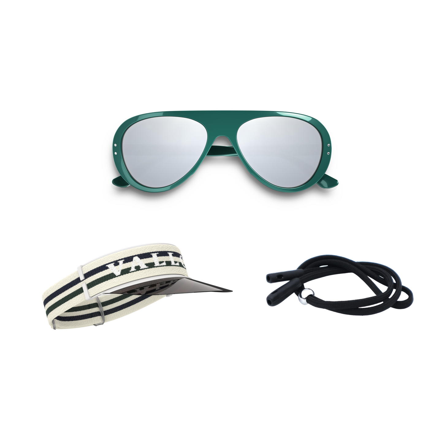 Green / Off-White / Black