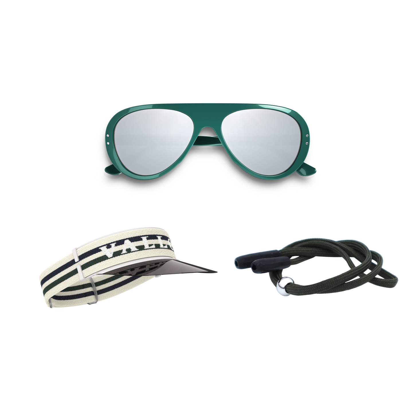 Green / Off-White / Green