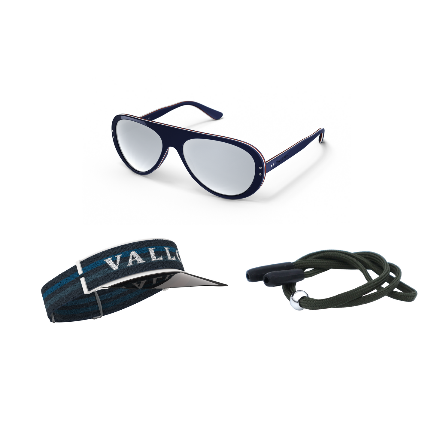 Tricolor Blue / Blue / Green