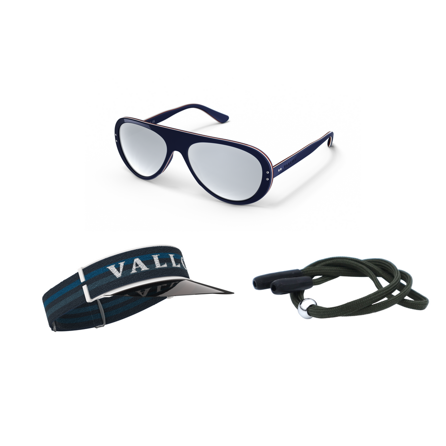 Tricolor Blue / Blue / Green