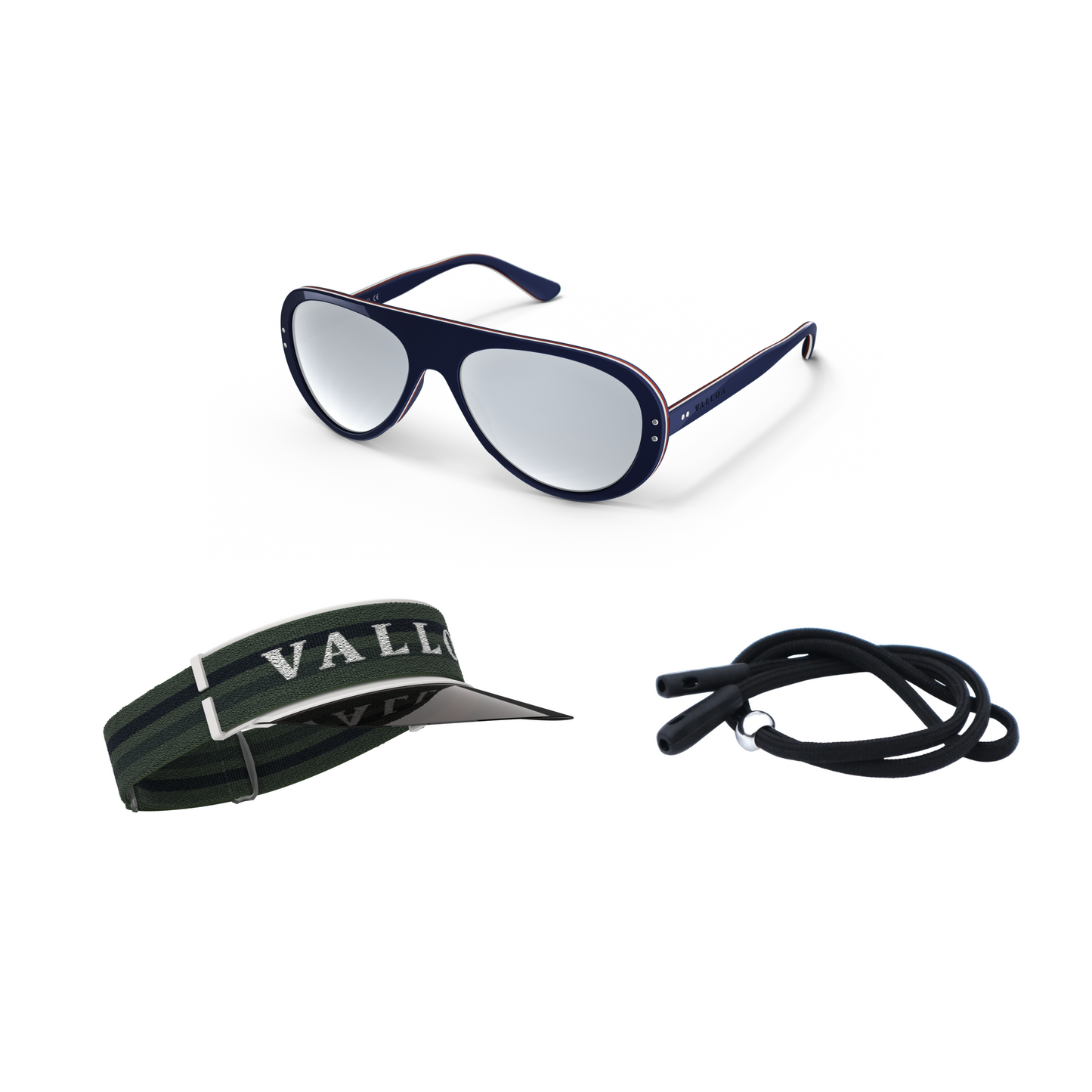 Tricolor Blue / Green / Black