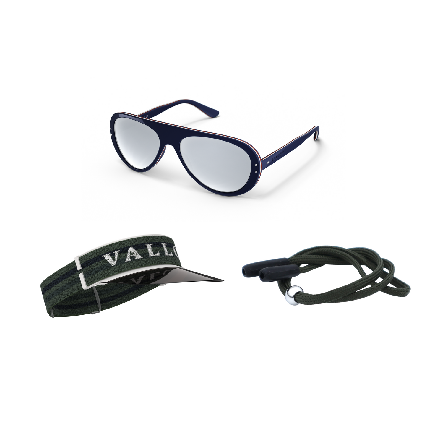 Tricolor Blue / Green / Green