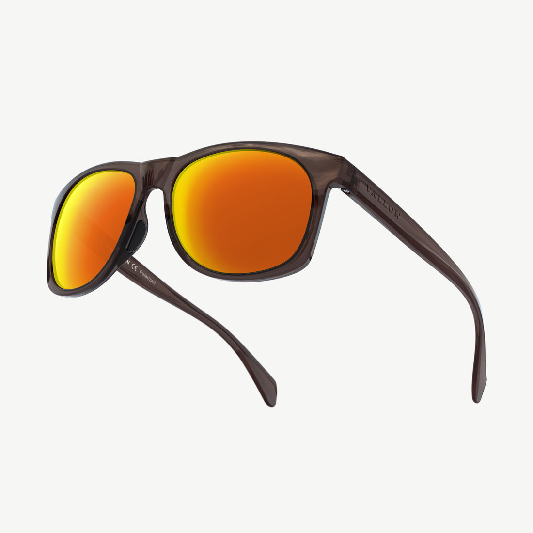 Ventures sports sunglasses in Brown-Orange with mirror V52 optics and sustainable lightweight frame