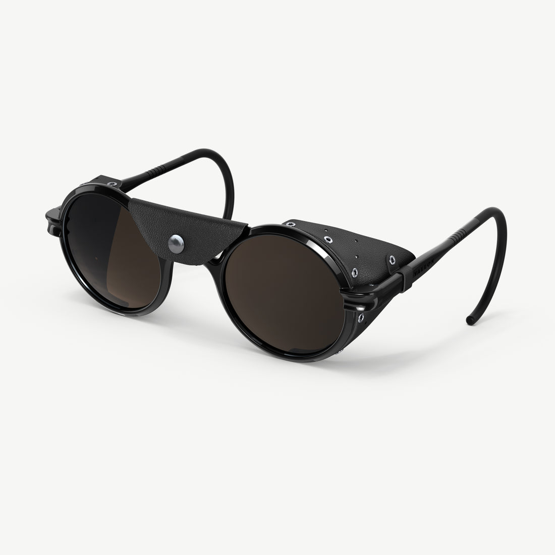 Side view of Heron Mountain Cat. 3 Rx sunglasses in black