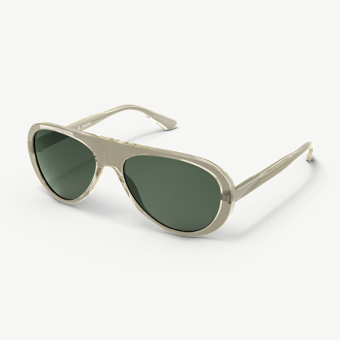 Side view of Surf Aviators polarized retro 70s-inspired sunglasses from VALLON