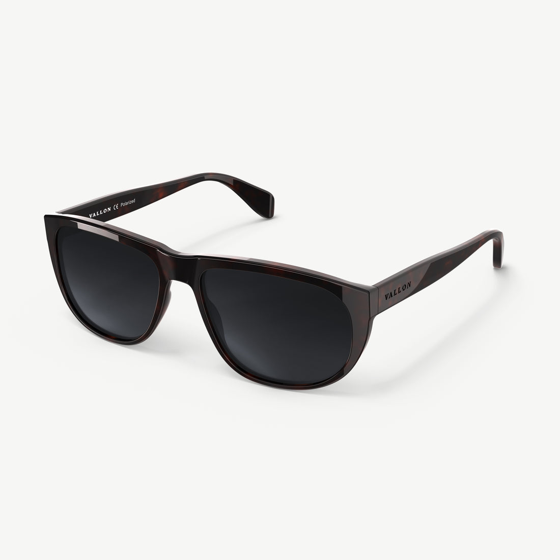 Side view of VALLON Wilburys 50s-inspired polarized sunglasses with V52 optics and acetate frame