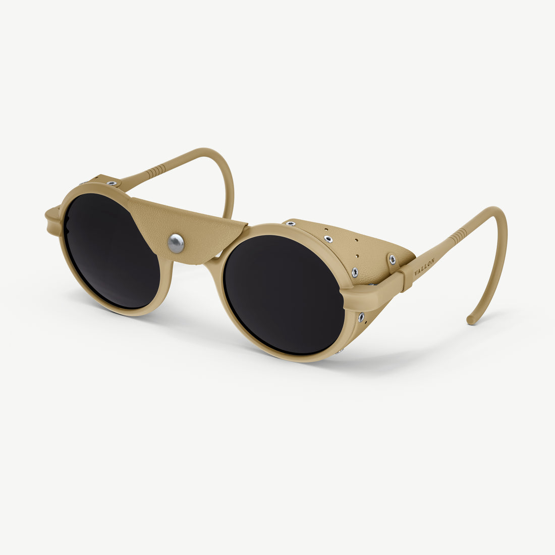 Heron Desert polarized side shield sunglasses with Cat. 3 protection for desert adventures from VALLON