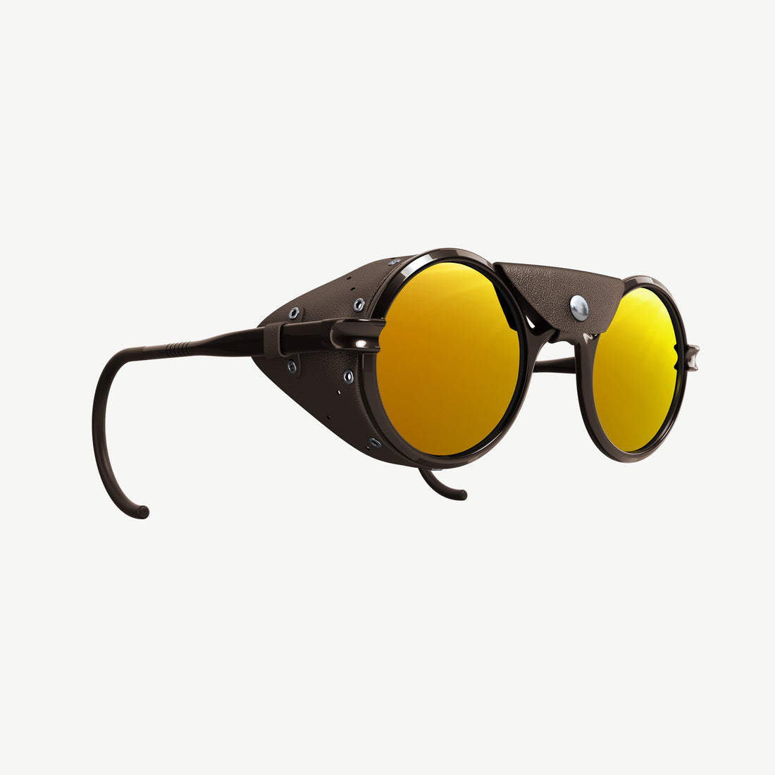 Retro-inspired glacier glasses from VALLON the Heron Glacier offer Cat. 4 protection for ski touring and mountaineering