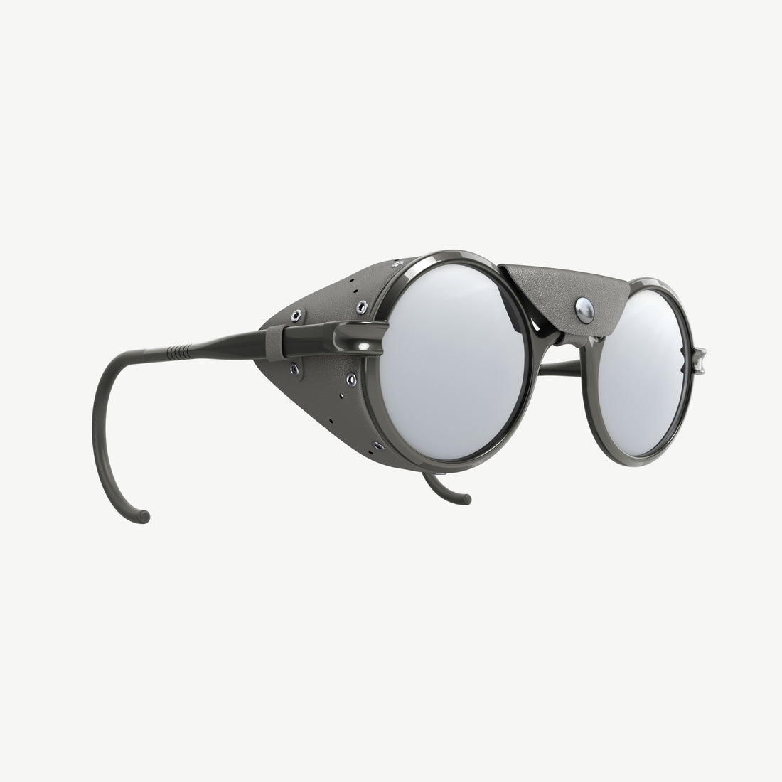 Heron Glacier side shields come with fully adjustable temple ends