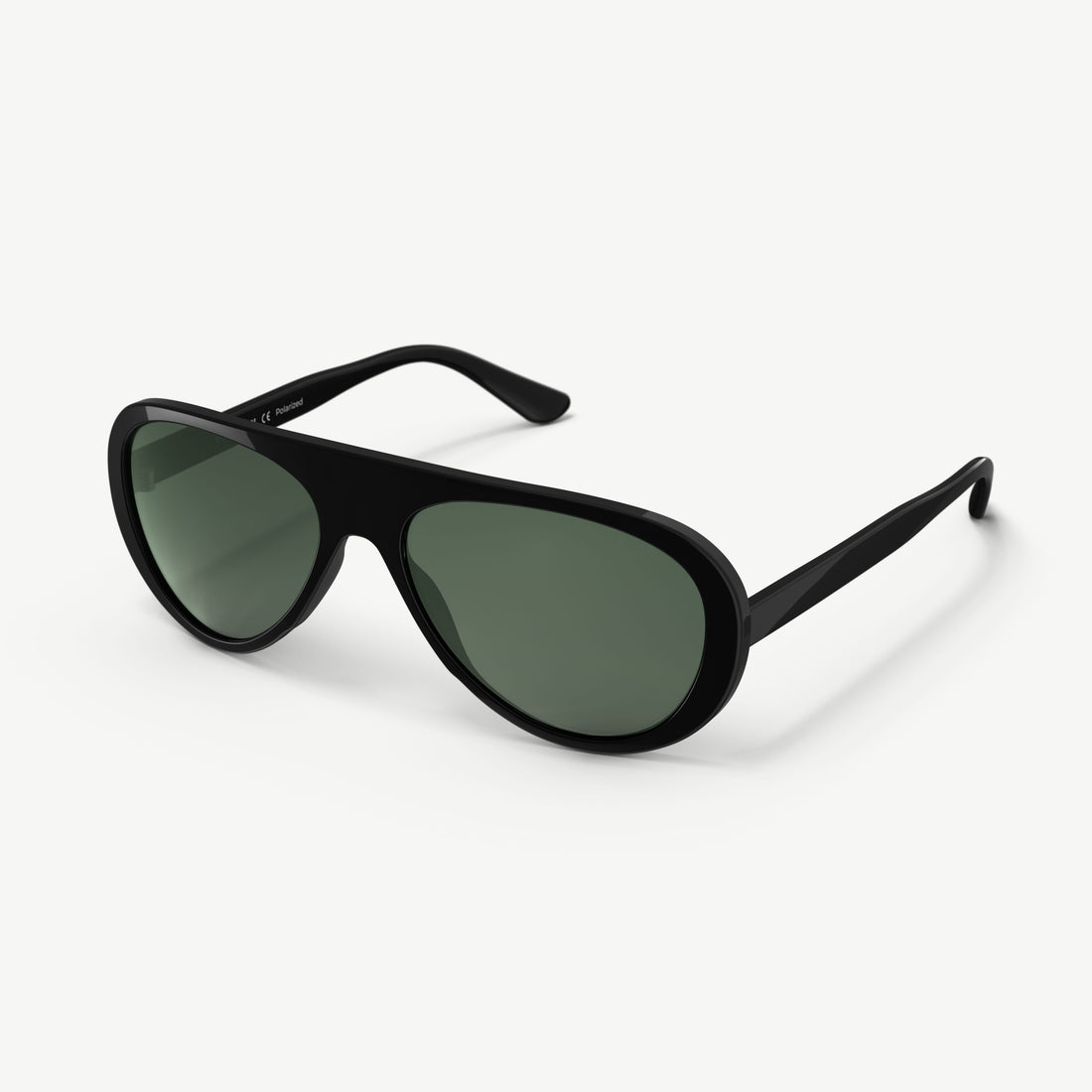 Side view of Surf Aviators polarized retro 70s-inspired sunglasses from VALLON
