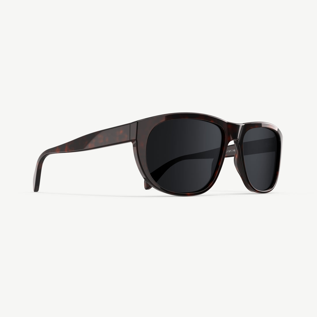 VALLON Wilburys 50s-inspired polarized sunglasses with V52 optics and acetate frame in dark tortoise