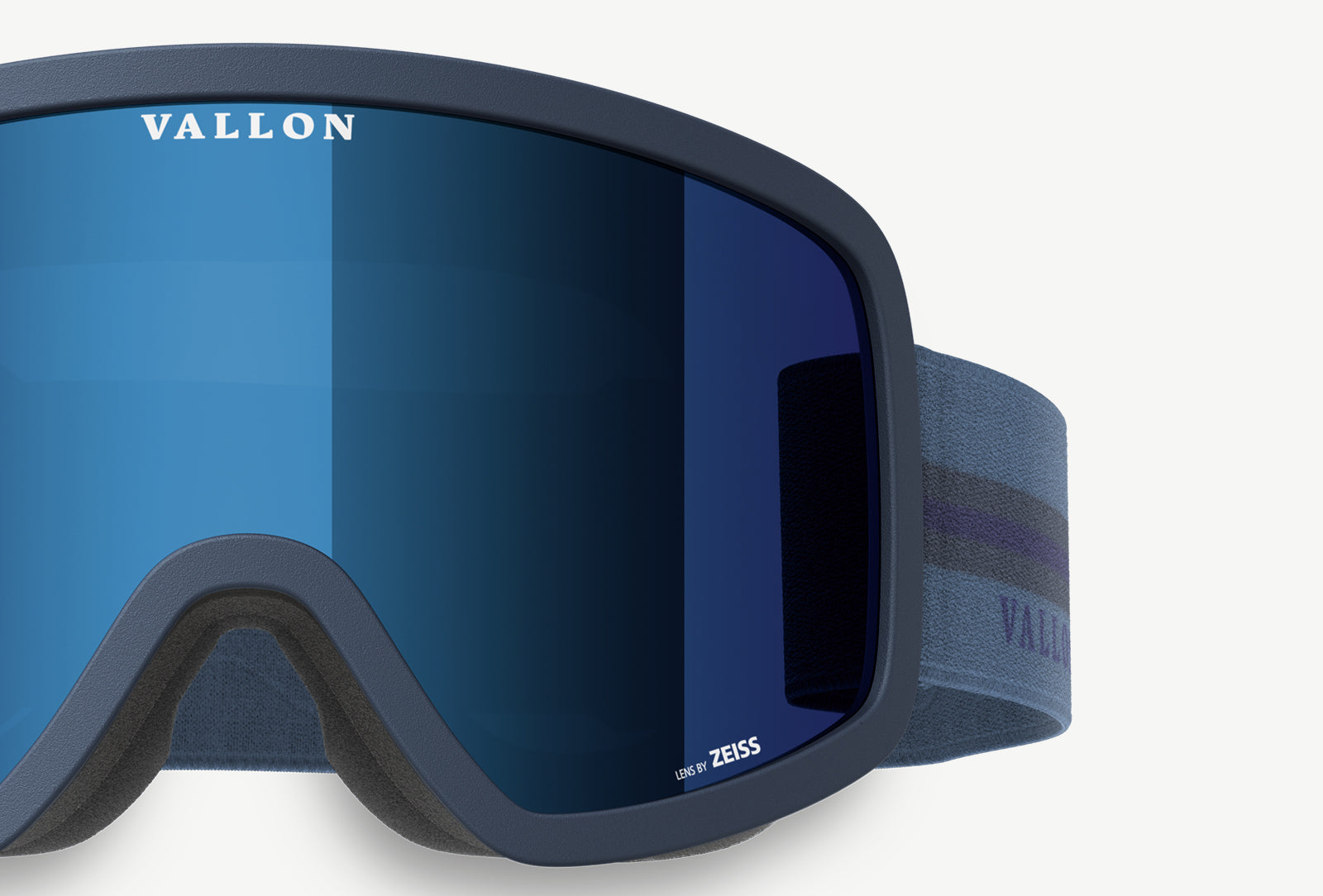 Close-up of VALLON Stairways goggles