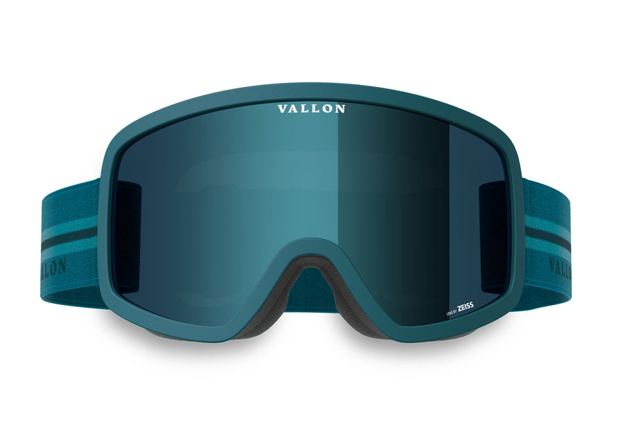 Stairways Teal best retro ski goggles by VALLON