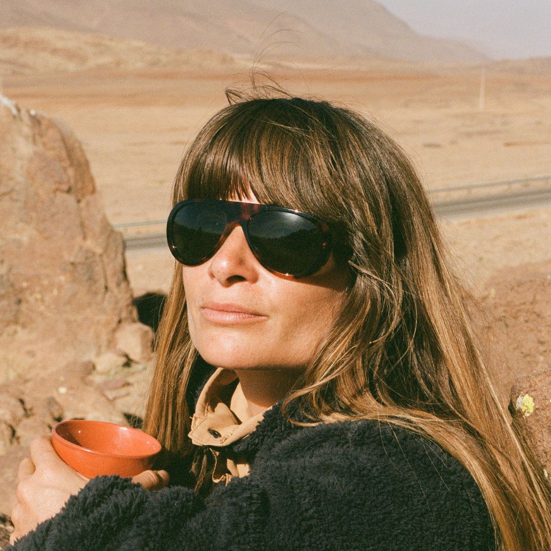 Woman wears Surf Aviators Rx sunglasses from VALLON