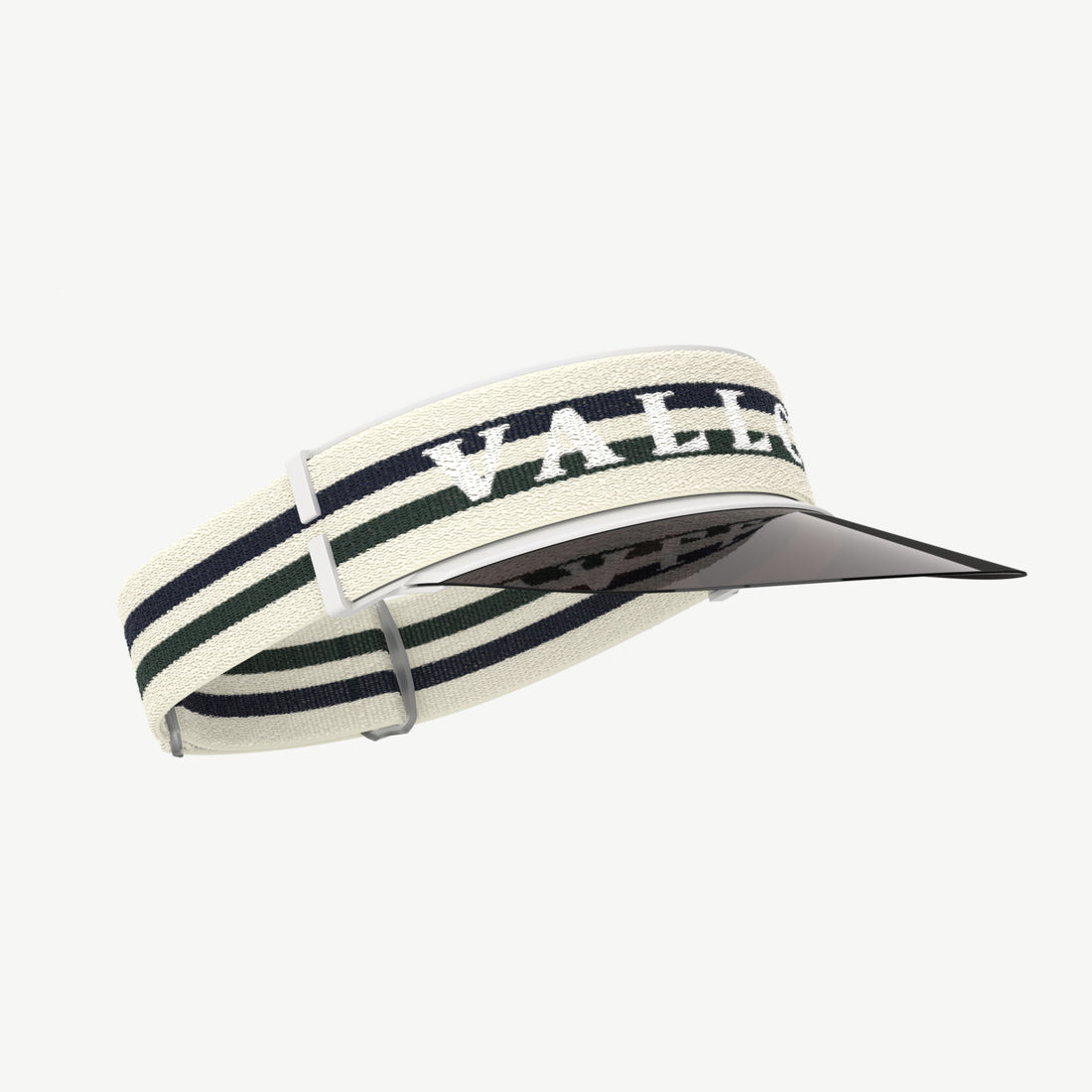 VALLON retro-inspired visor with UV365 protection and classic towel headstrap