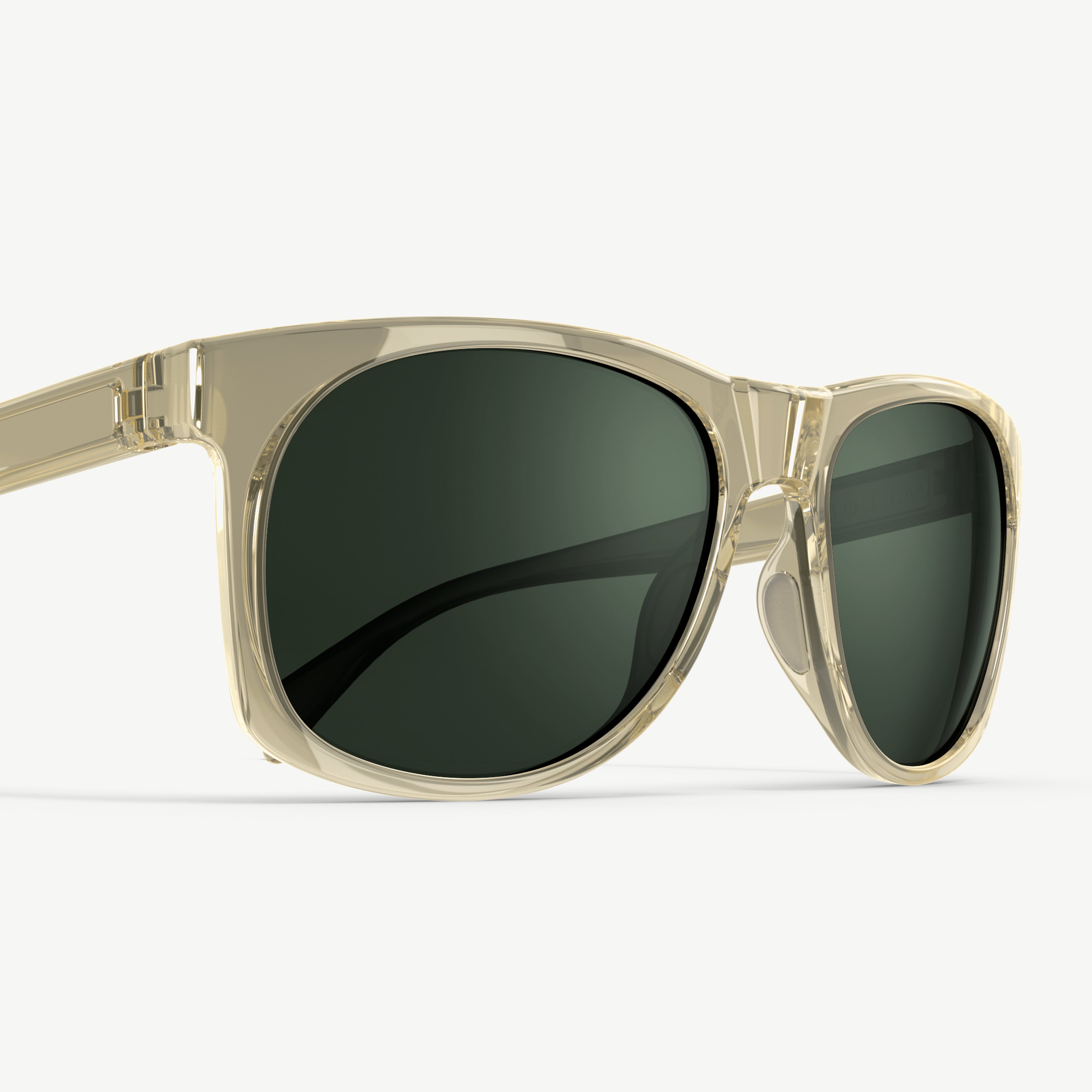 Close up of VALLON Ventures sunglasses lenses