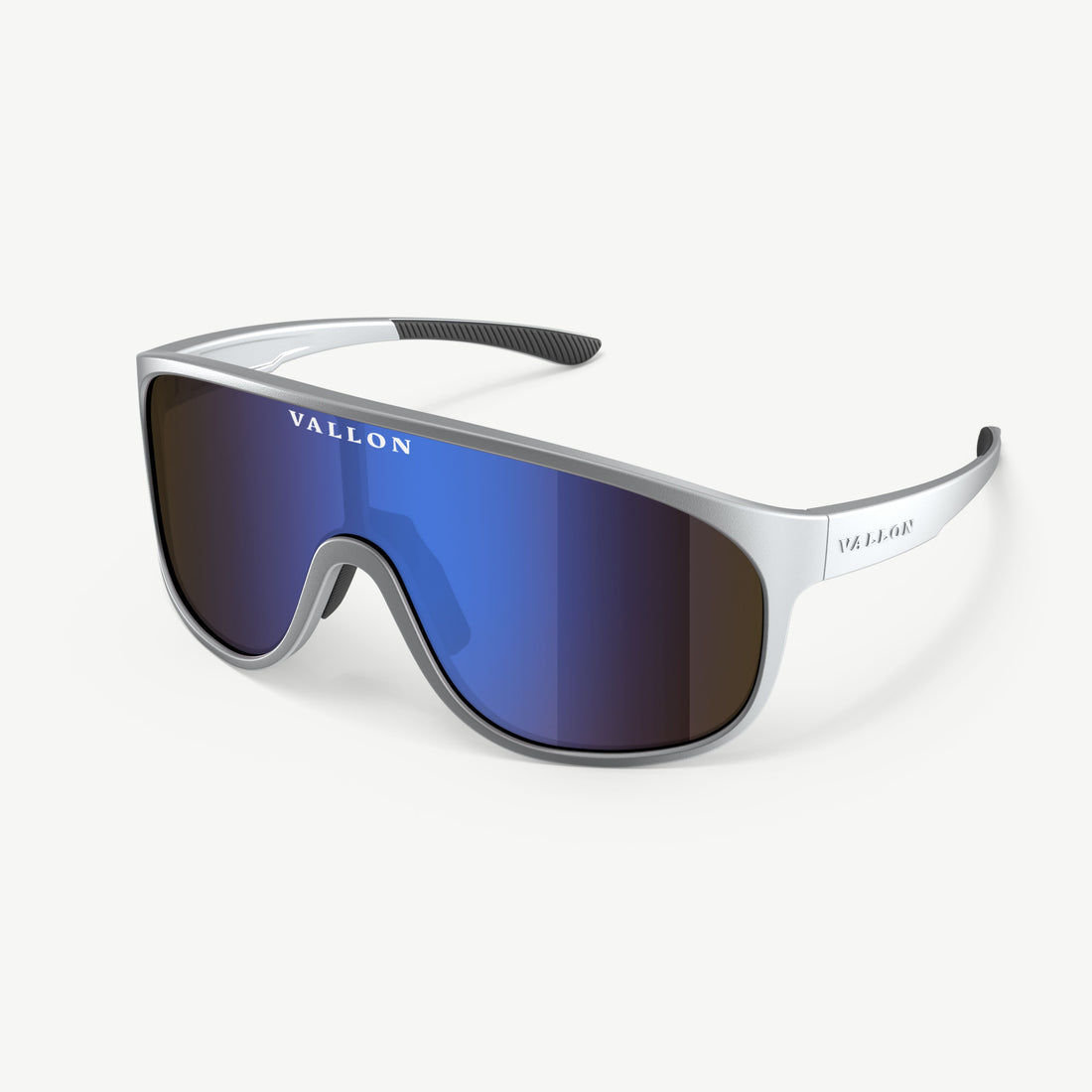 Sustainable shield sunglasses VALLON Watchtowers are fitted with ZEISS optics and sustainable frames made of 85% recycled materials