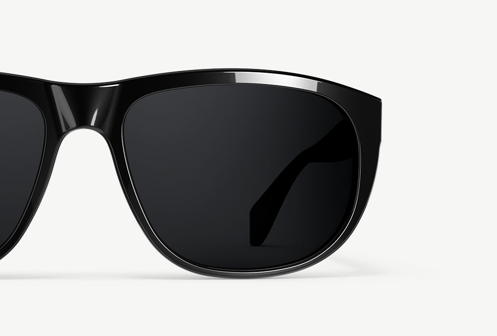 Close-up of Wilburys sunglasses from VALLON in Black